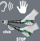 WERA Drehmomentschlüssel Click-Torque X 1, 2,5-25 Nm, 9x12 mm, automatisch auslösend, ±4 % Genauigkeit