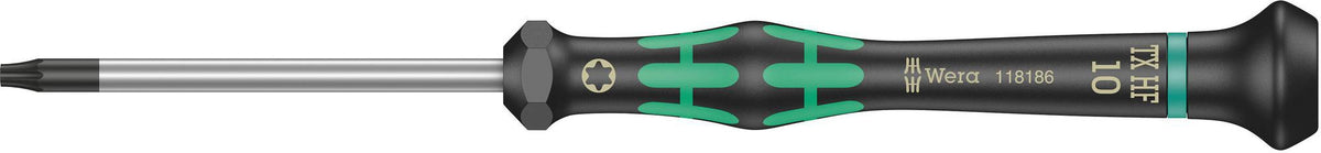 WERA Elektronikerschraubendreher 2067 TORX HF TX 8 mit Haltefunktion, 60 mm Klinge
