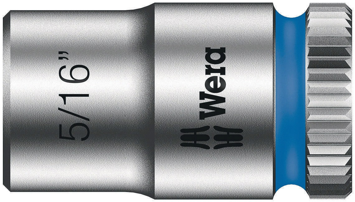 WERA Steckschlüsseleinsatz 8790 HMA Außen-6-kant SW 1/4 Zoll Länge 23 mm mit Take it easy Farbkennzeichnung
