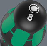 WERA Schlauchklemmenschraubendreher 391 Außen-6-kant SW 6 mm mit biegsamer Klinge