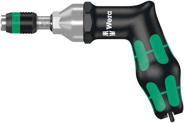 WERA Drehmomentschraubendreher 7442, 3-6 Nm, Rapidaptor, Kraftform-Pistolengriff