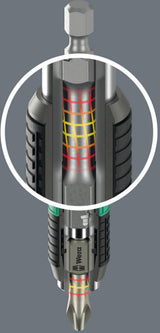 WERA Bit-Check 12 BiTorsion 1 Bitsortiment 12-teilig PH/PZD/TX mit Rapidaptor Bithalter