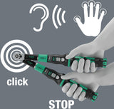 WERA Drehmomentschlüssel Click-Torque Lock A 5 R/L 1/4 Zoll 2,5-25 Nm mit Lock-Funktion