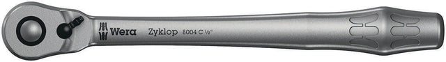 WERA Hebelumschaltknarre Zyklop Metal switch 1/2 Zoll 72 Zähne – schlanke Vollmetallknarre
