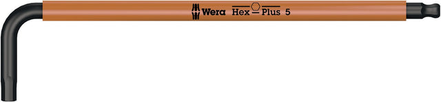 WERA Winkelschlüssel 950 SPKL SW5 mm, schlauchummantelt, Hex-Plus, BlackLaser