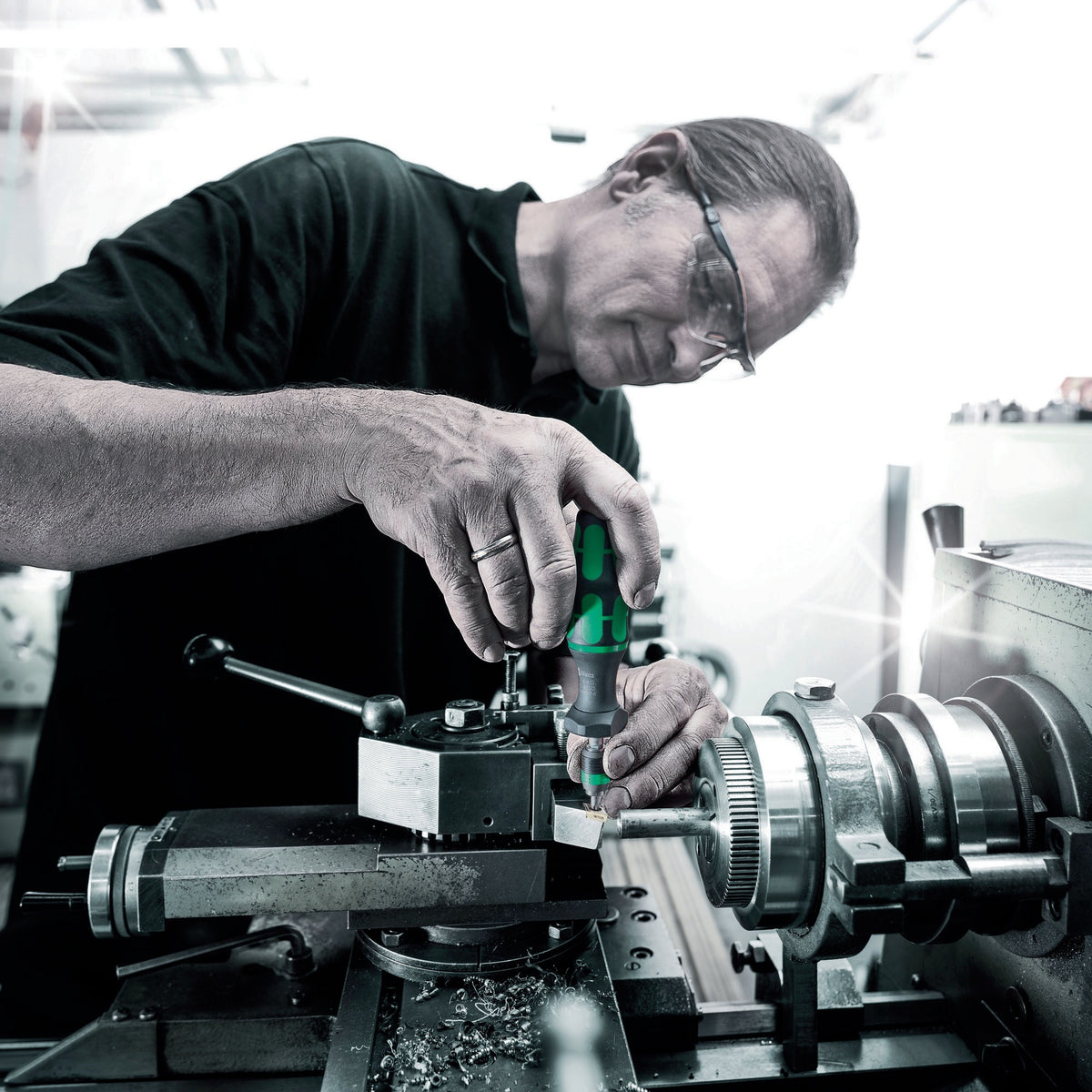 WERA Drehmomentschraubendreher 7440, 0,3-1,2 Nm, Rapidaptor-Schnellwechselfutter
