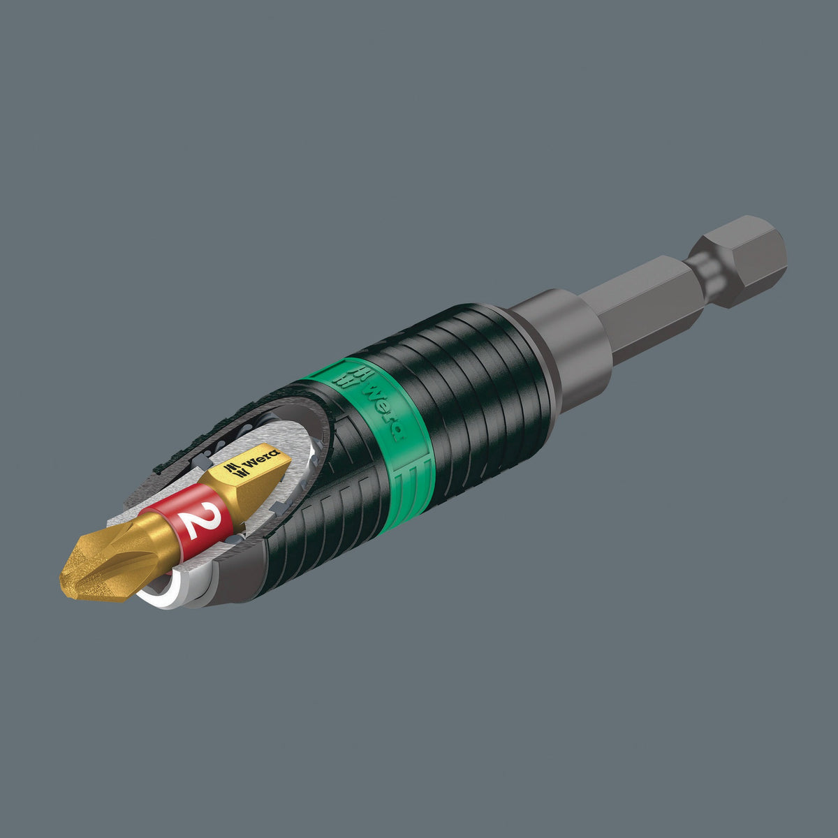 Wera Bit 840/1 BTZ Hex-Plus Innen-6-kant SW2,5mm, 1/4 Zoll Antrieb, 10er-Pack