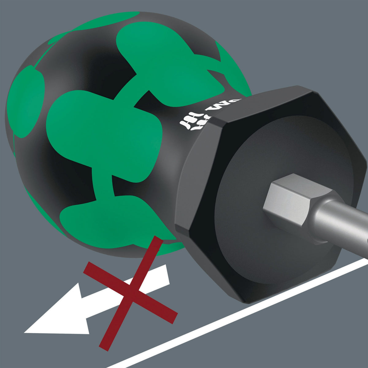 WERA Schraubendreher 367 TORX® Stubby T 10 mit 2K-Griff und Rundklinge