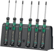 WERA Elektronikerschraubendrehersatz 2067/6 TX BO 6-teilig TORX® BO mit Drehkappe