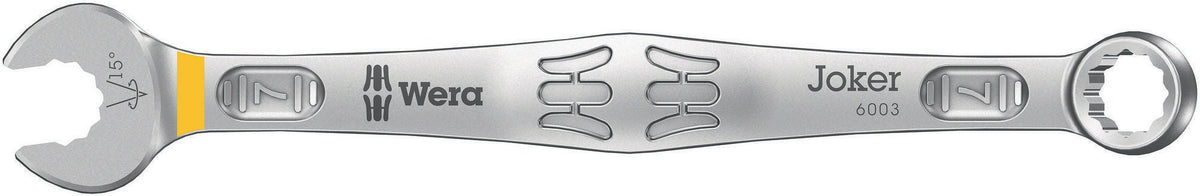 WERA Ringmaulschlüssel 6003 Joker SW 8 mm – Form A, legierter Werkzeugstahl, 15° Rückholwinkel
