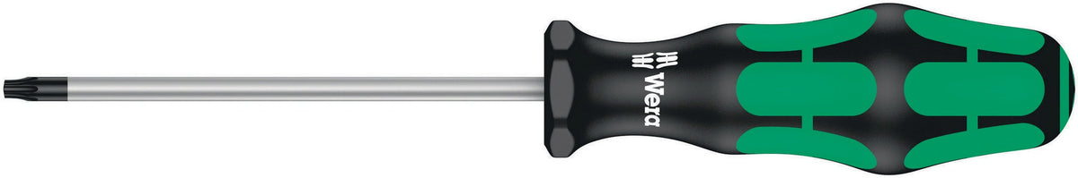 WERA Schraubendreher 367 TORX BO T 10 mit 2K-Griff und BlackPoint-Spitze