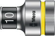 WERA Steckschlüsseleinsatz 8790 HMC HF 1/2 Zoll 6-kant SW 10 mm Länge 37 mm mit Haltefunktion
