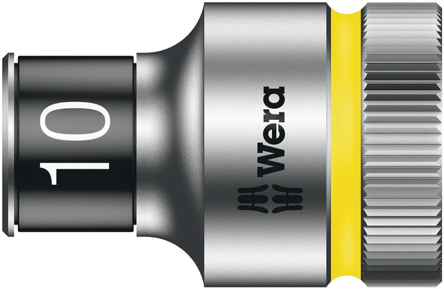 WERA Steckschlüsseleinsatz 8790 HMC HF 1/2 Zoll 6-kant SW 10 mm Länge 37 mm mit Haltefunktion