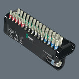 WERA Edelstahlbitsortiment BC 10 Stainless 10-tlg. mit Rapidaptor Bithalter