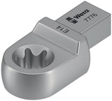 WERA Einsteckschlüssel 7776 SW TX 10, 9x12 mm, CV-Stahl, mattverchromt