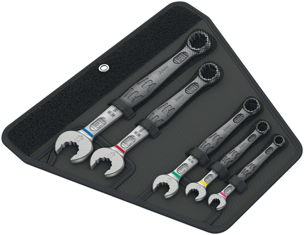 WERA Ringmaulschlüssel-Satz 6003 Joker 5-teilig SW 8-19 mm Form A – 15° Rückholwinkel
