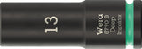 WERA Steckschlüsseleinsatz 8790 B Impaktor Deep 3/8 Zoll, 1 Zoll, 63 mm – Schlagschrauberfest