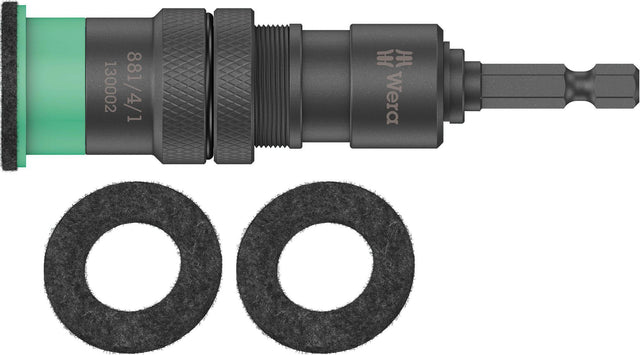 WERA Bithalter 881/4/1 SB 1/4 Zoll mit einstellbarer Einschraubtiefenbegrenzung, 200 mm