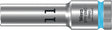 Wera Steckschlüsseleinsatz 8790 HMC Deep 6-kant SW11mm 1/2 Zoll CrV Länge 83mm