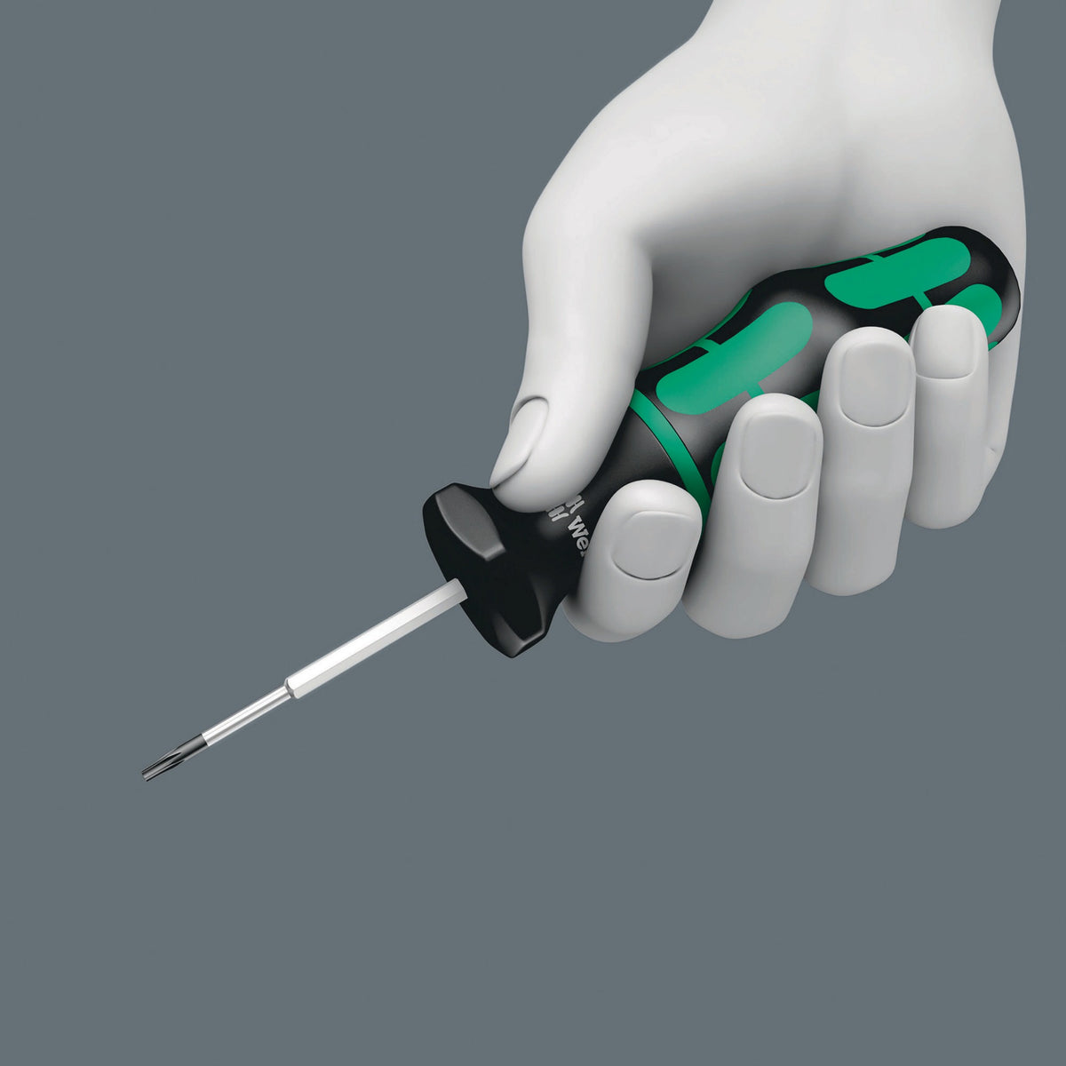 WERA Drehmomentschraubendreher 300 TX 6, 0,6 Nm, fest voreingestellt, Kraftform-Griff