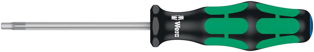 WERA Schraubendreher 2 mm Innensechskant mit Kraftform 2K-Griff und HEX-PLUS Technologie