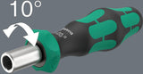 WERA Bithandhalter 838 RA S 1/4 Zoll Komfort Plus Griff mit integrierter Ratsche