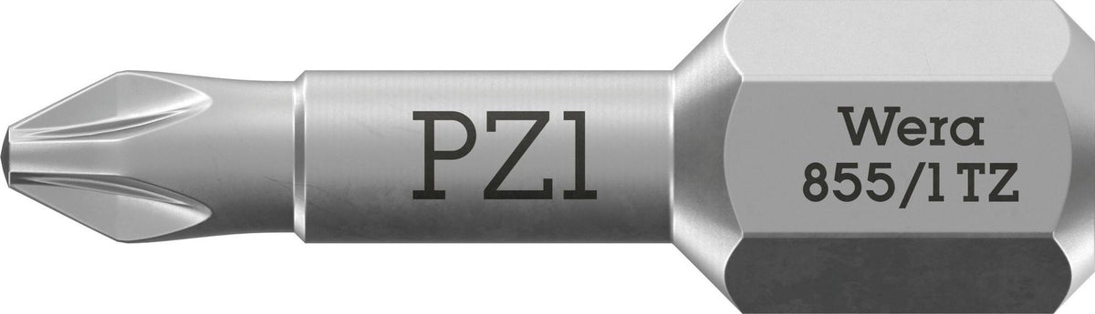 WERA Bit 867/1 TZ 1/4 Zoll T 9 L 25 mm Torsionszone zähhart