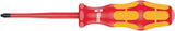 WERA VDE-Schraubendreher 162iS PH1 Phillips, isoliert bis 1.000 V, Kraftform-Griff, 80 mm Klinge