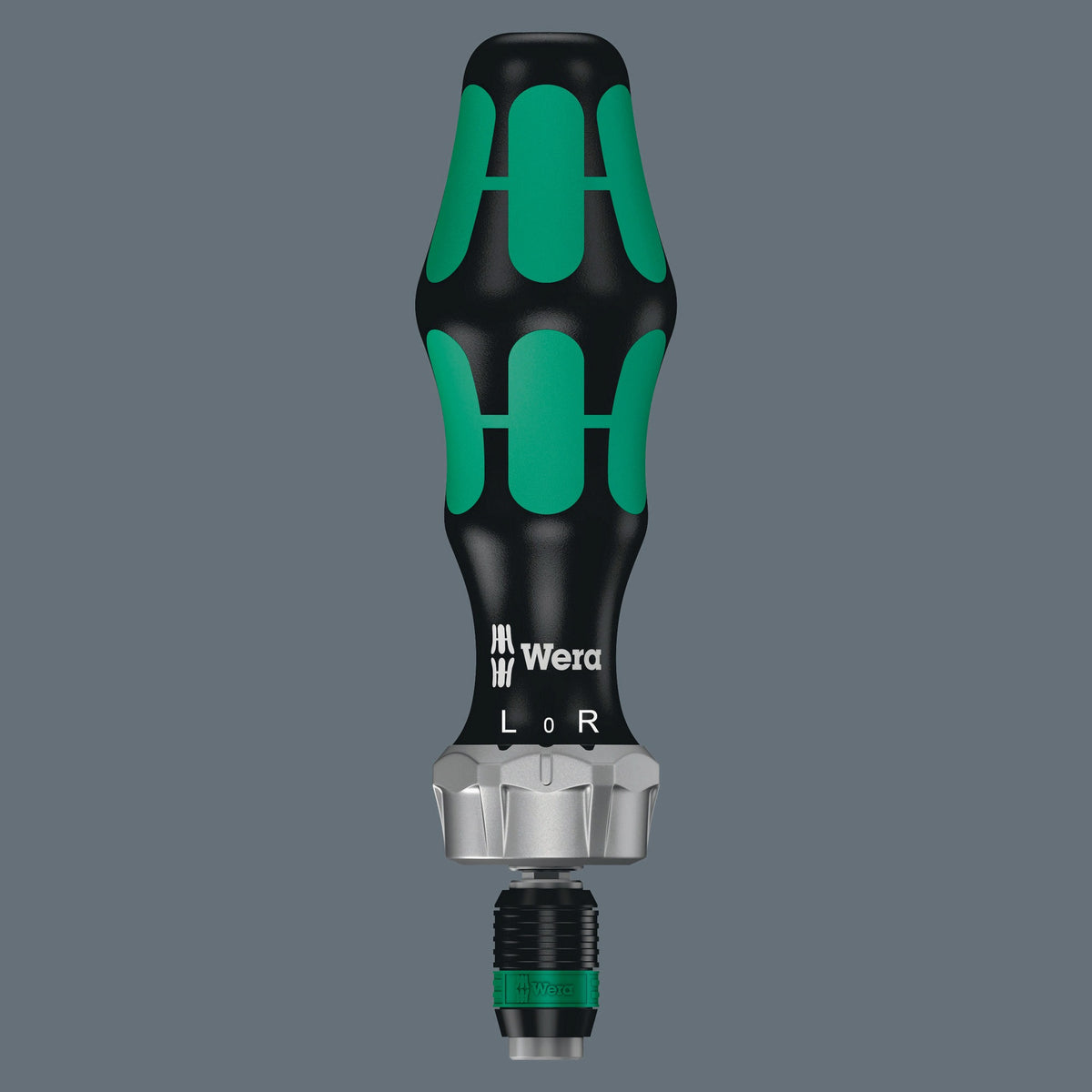 WERA Ratschenbithandhalter 816 RA 1/4″ mit Rapidaptor-Schnellwechselfutter und Kraftform-Griff