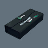 WERA Knarrensatz KK Zyklop MS1 8-teilig mit Klapptasche – 6,3 mm (1/4") Antrieb