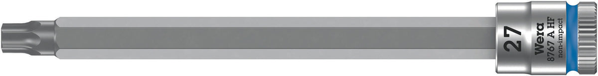 WERA Steckschlüsseleinsatz 8767 A HF TORX® 1/4 Zoll T10, 28 mm, mit Haltefunktion