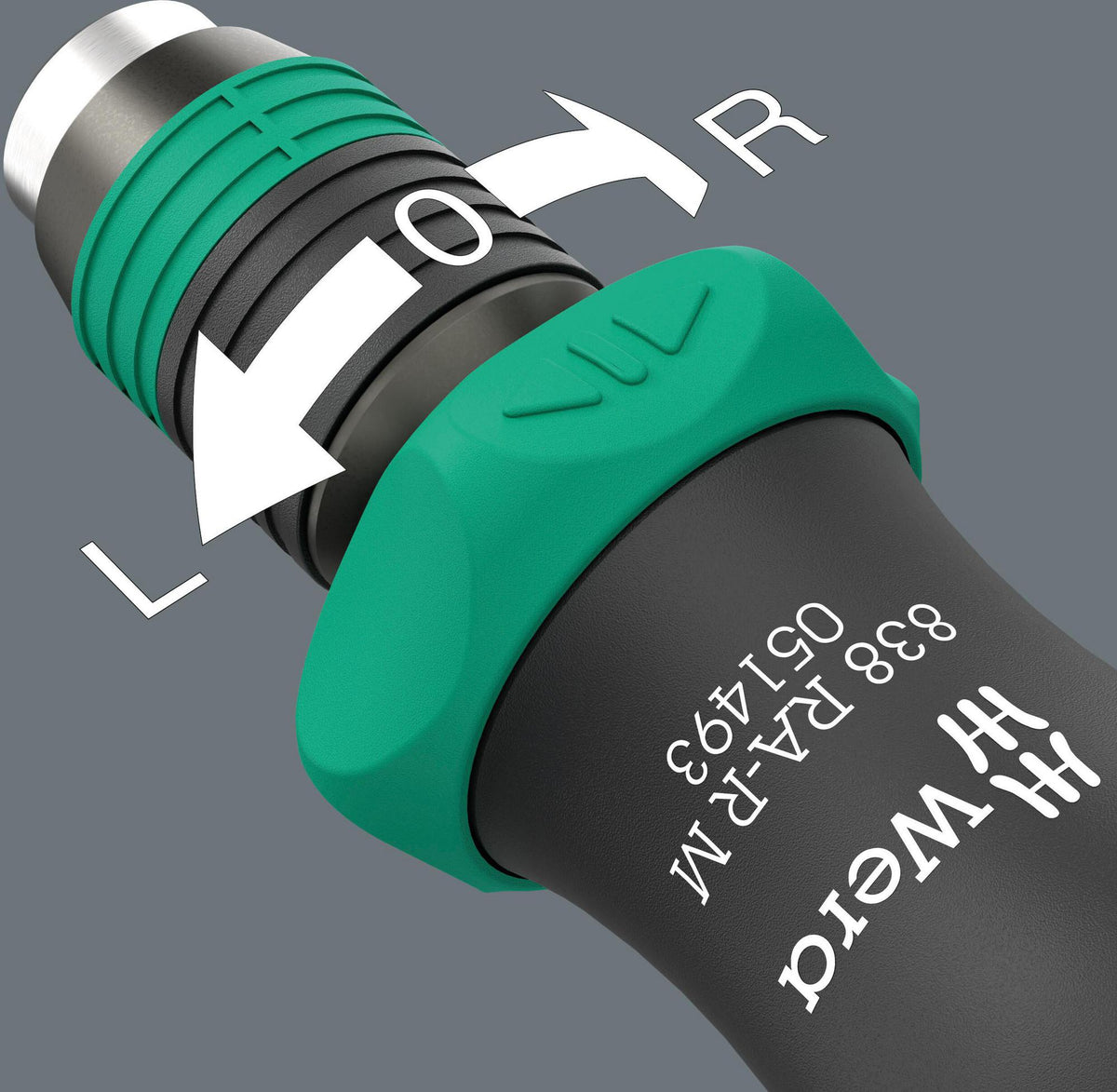 WERA Bithandhalter 838 RA S 1/4 Zoll Komfort Plus Griff mit integrierter Ratsche
