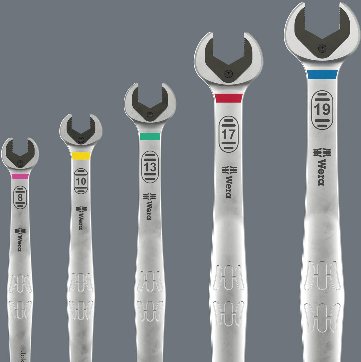 WERA Maulringratschenschlüssel 6007 Joker SW 10 mm – Extra langer Knarrenringmaulschlüssel mit Haltefunktion