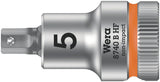 WERA Schraubendrehereinsatz 8740 B HF Innensechskant 10 mm, 3/8 Zoll Antrieb, mit Haltefunktion