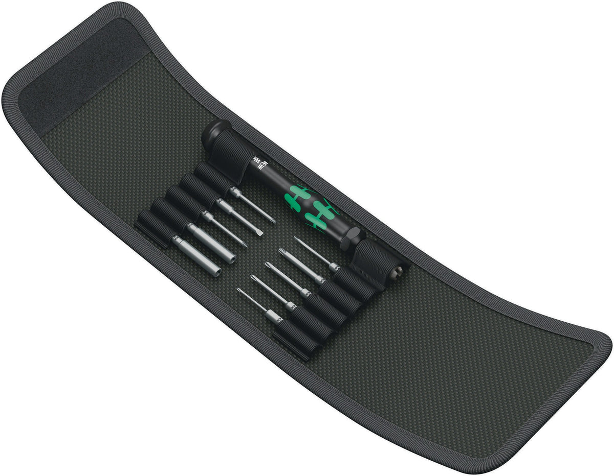 Wera Kraftform Kompakt Micro 11 Electronics Wechselklingenschraubendrehersatz 11-teilig