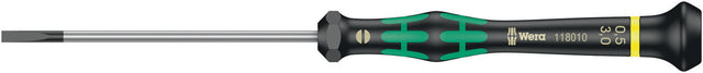 WERA Elektronik-Feinmechanik-Schraubendreher 2035, 3 mm Klinge, 80 mm, Kraftform-Micro-Griff