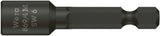WERA Steckschlüsseleinsatz 869/4M mit 6-Kant-Antrieb SW 5,5 mm, 50 mm, Magnet
