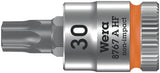 WERA Steckschlüsseleinsatz 8767 A HF TORX® 1/4 Zoll T10, 28 mm, mit Haltefunktion