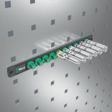 WERA Steckschlüsseleinsatzset Deep 1 9-teilig Antrieb 12,5 mm (1/2″) mit Magnetleiste