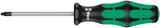 WERA Schraubendreher 367 TORX BO T 10 mit 2K-Griff und BlackPoint-Spitze