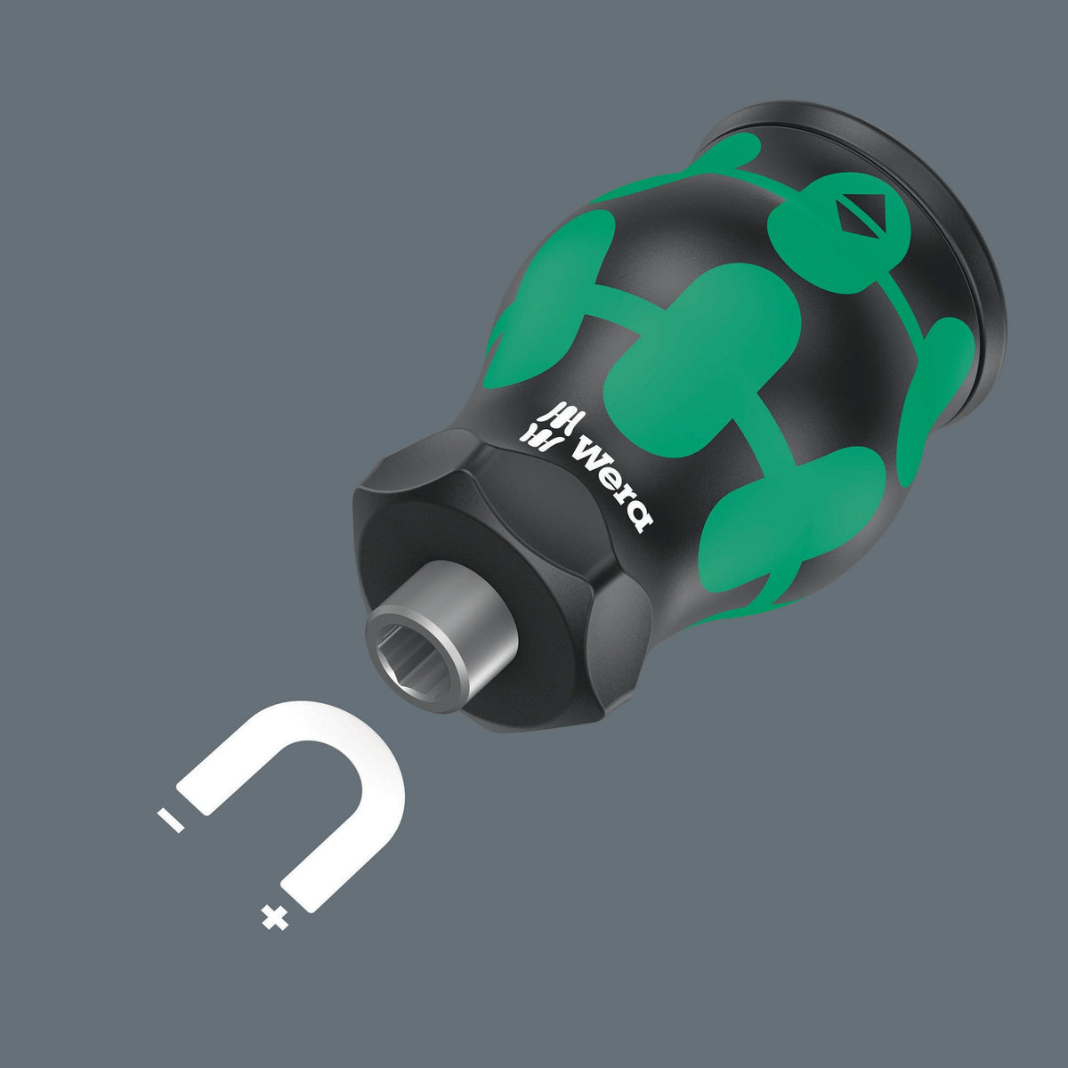 WERA Magazinbithalter K K Stubby Magazin 6-tlg. Schlitz/PH/TORX mit Bit-Depot