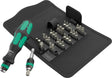 WERA Bitsortiment KK 71 Security 32-teilig für Sicherungsschrauben mit Rapidaptor und Kraftform-Handgriff
