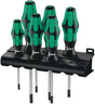 WERA Schraubendrehersatz 367/6 6-tlg. TORX® mit 2K-Griff und Rundklinge