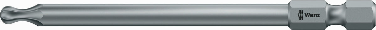 WERA Bit 867/4 KK TX 20, 1/4 Zoll, 89 mm, zähhart, Kugelkopf für TORX-Schrauben