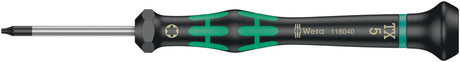 WERA Elektronik-Feinmechanik-Schraubendreher 2050 PH 1, Klingenlänge 80 mm, Kraftform-Micro-Griff