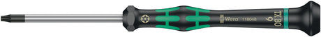 WERA Elektronik-Feinmechanik-Schraubendreher 2050 PH 1, Klingenlänge 80 mm, Kraftform-Micro-Griff