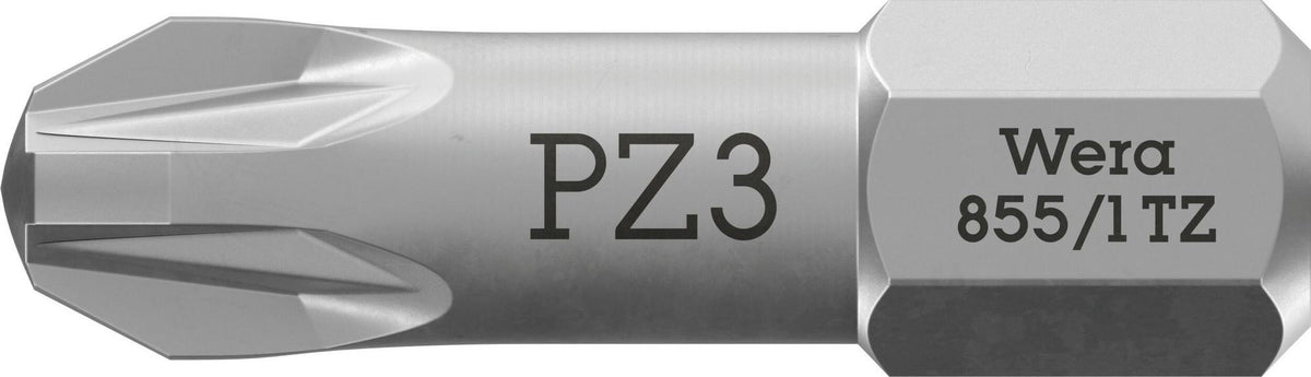 WERA Bit 867/1 TZ 1/4 Zoll T 9 L 25 mm Torsionszone zähhart