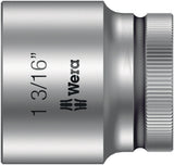 WERA Steckschlüsseleinsatz 8790 HMC Außen-6-kant 1/2 Zoll SW 1 1/8 Zoll L 40 mm