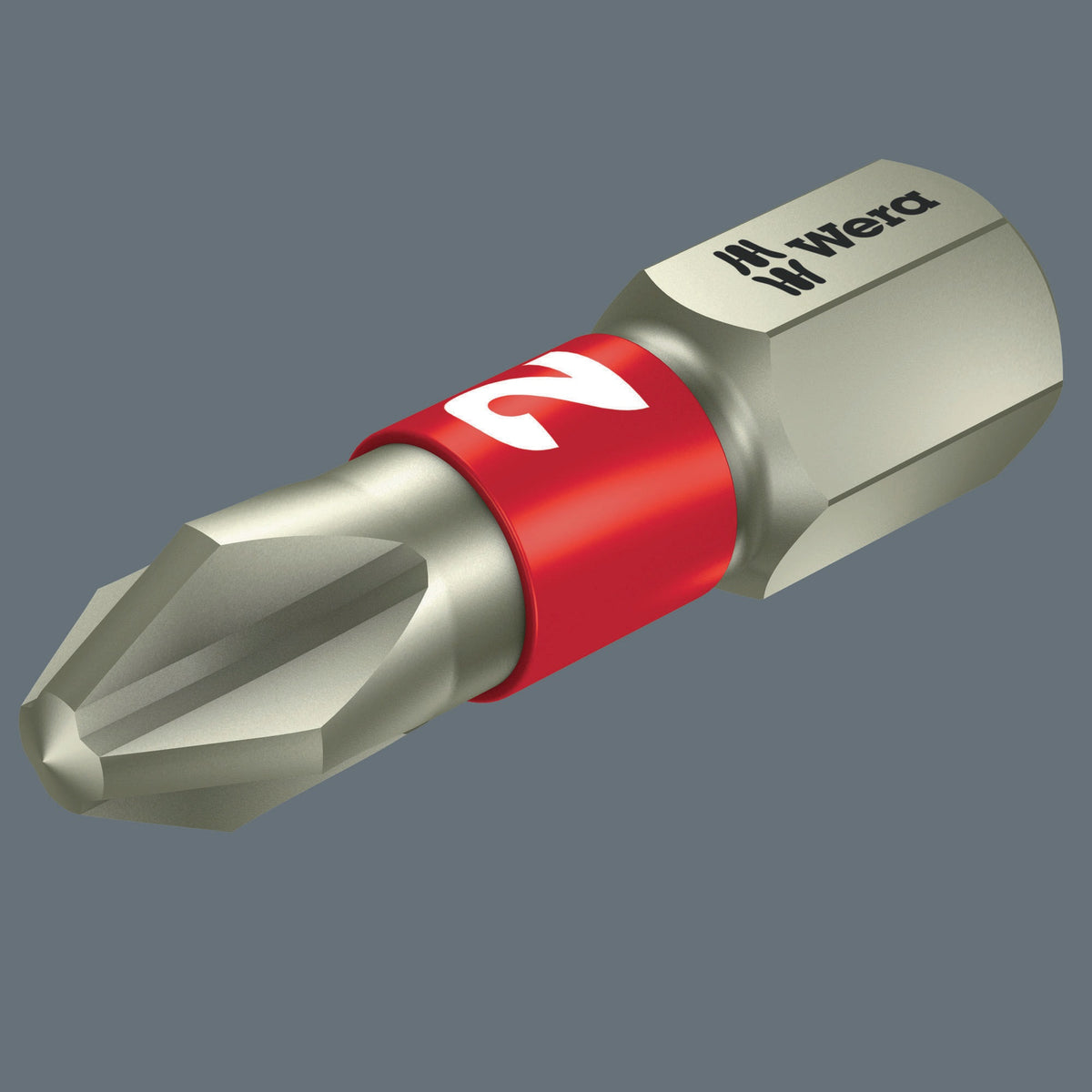 WERA Edelstahlbitsortiment BC 10 Stainless 10-tlg. mit Rapidaptor Bithalter