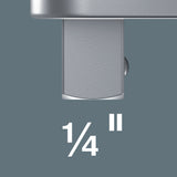 WERA Einsteckwerkzeug 7773 A 1/4 Zoll 9x12mm CV-Stahl für Click-Torque X
